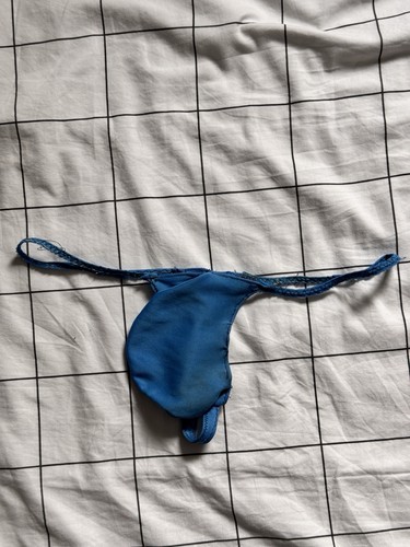 String femme bleu - , uni,