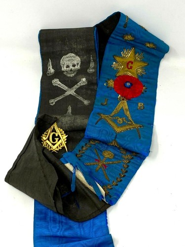 Echarpe maçonnique broderie - &,