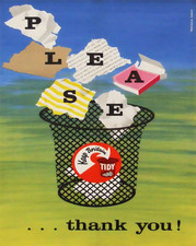 Affiche rétro britannique service public art mural - 12X16/16X20/18X24/24X36