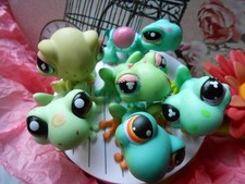 lot 34    petshop ASBRO lot 6 petshops animaux  Littlest Pet Shop LPS très rares