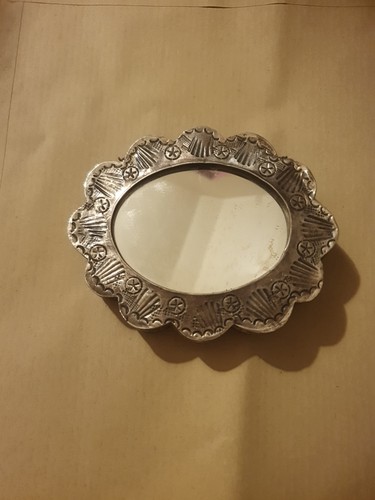 Solid silver mirror 800 197 - silver,