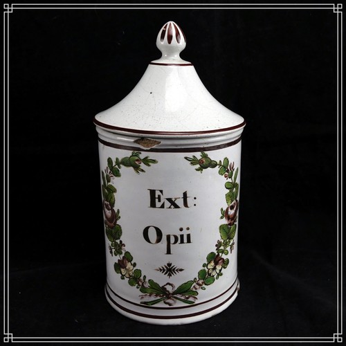 Pot pharmacie faience de - pot,