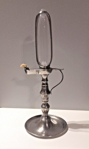 Lampe huile étain - huile,