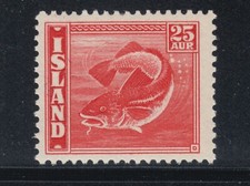 Iceland Sc 224b MNH. 1940 25a
