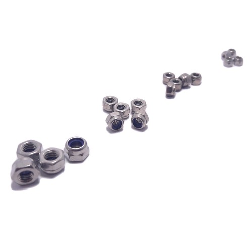 20pcs écrous nylstop inox - 10/20pcs,