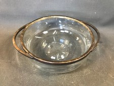 Ancien plat en verre saladier de table vintage déco cuisine années 1950