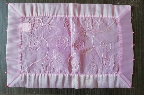 Napperons voile violine - 2,