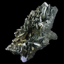 ★☆ MARCASSITE MACLÉE MOROCOC de Bou Nahas Mine - 6.4 cm - C42-09 ☆★