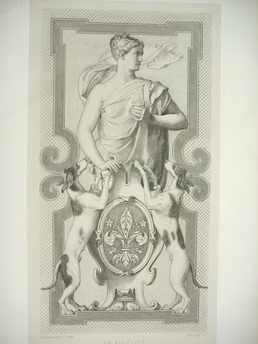 Gravure c1874 fidélité - gravure,