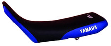 HOUSSE DE SELLE noire et bleu Yamaha dtr 125 DTR 200 DTR  / neuve