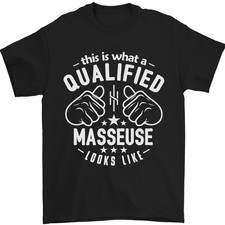 Un T-Shirt Pour Homme 100% Coton D'Un Masseuse Qualifiée