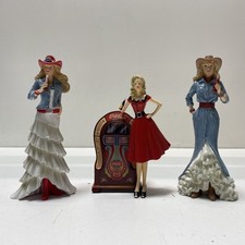 Coca Cola Figurines. Set 3 Timeless Refreshment Collection -Resin Figures