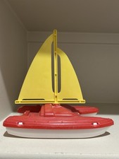 Vintage American Plastic Toys CATAMARAN 06920 Sailboat Made in USA