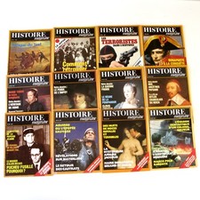 Lot 12 revues Histoire magazine  N° 4-13-15-25-30-32-33- de 1983 :36-40-41-42-47