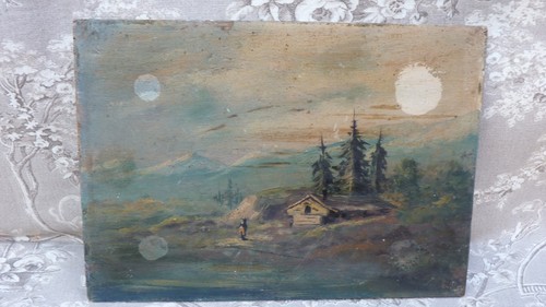 Tableau xix éme huile sur - tableau,