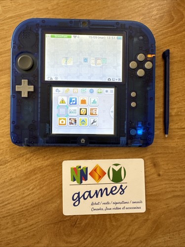 Console nintendo 2ds bleu - console,