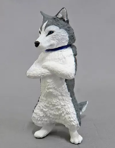 Mini figurine sibérian husky - figurine,