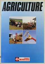 prospectus brochure chariot élévateur Manitou Agriculture tracteur tractor