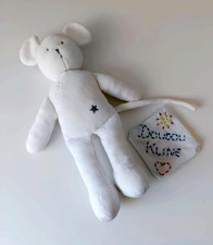 Peluche/Doudou Souris Blanc