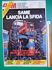 Brochure Brochure 4WD Tractors SAME Explorer 55 65,Laser 110 130,Galaxy 170 1984