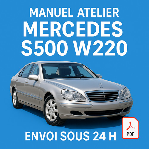 Manuel atelier mercedes s500 - atelier,