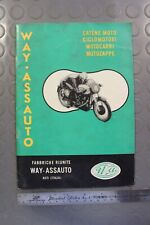 Brochure Catalogue Chaînes Way Assauto Moto Cyclomoteurs Trikes Motoculteur Era