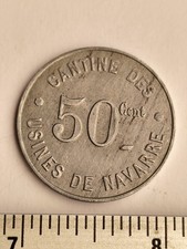 JETON 50 CENTIMES CANTINE DES
