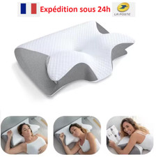 Oreiller cervical en mousse à mémoire de forme, oreiller orthopédique de Contour