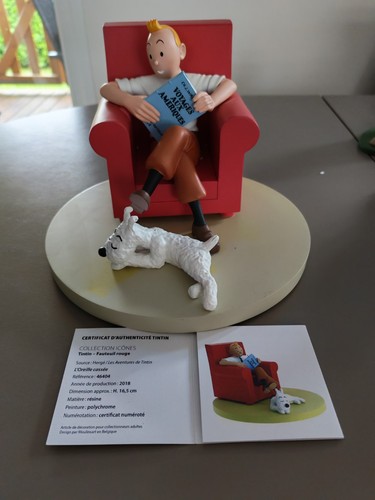 Tintin fauteuil rouge