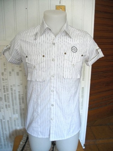 Chemise manche courte - , blanc