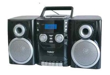 NAXA Electronics NPB-426 Portable CD Player with AM/FM Stereo Radio, Cassette...