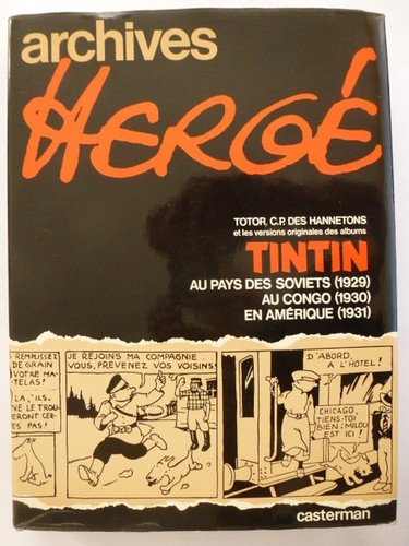 1973 tintin archives - archives, herge