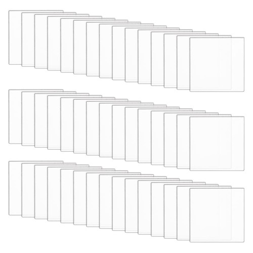 Pcs clear miniature bases - clear,