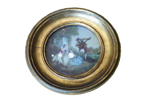 Cadre rond bois - cadre,