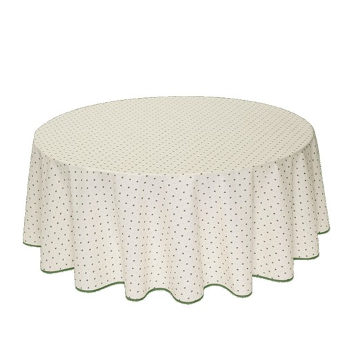Nappe ronde coton exclusif