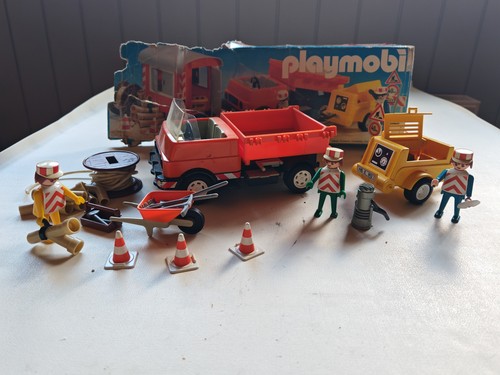 Playmobil vintage btp travaux - vintage,