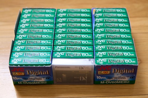 Sealed lot mini dv - sealed,