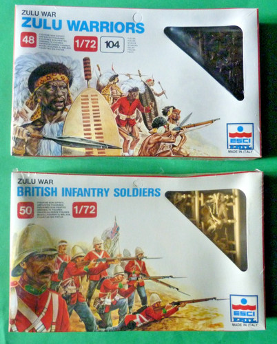 Soldats plastique zulu - soldats,
