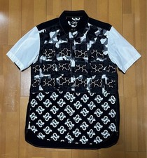 USED COMME DES GARCONS GANRYU SHORT SLEEVE SHIRT GOOD M-B4B1