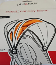 Phil & Teds Smart Canopy Sunhood Orange Replacement Fabric SMSH-44           F22