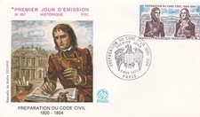 FRANCE 1973 FDC PREPARATION DU CODE CIVIL YT 1774