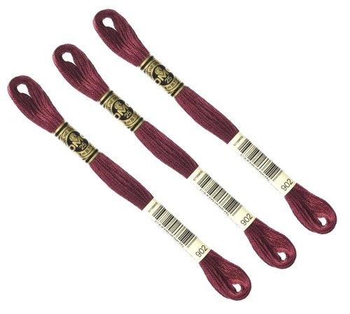 Dmc 902 lot échevettes fils - lot,