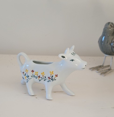 Pot lait vache porcelaine - pot,