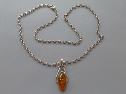 Collier argent 925 - argent, poinçons