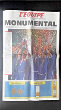 JOURNAL L'EQUIPE EURO 2000