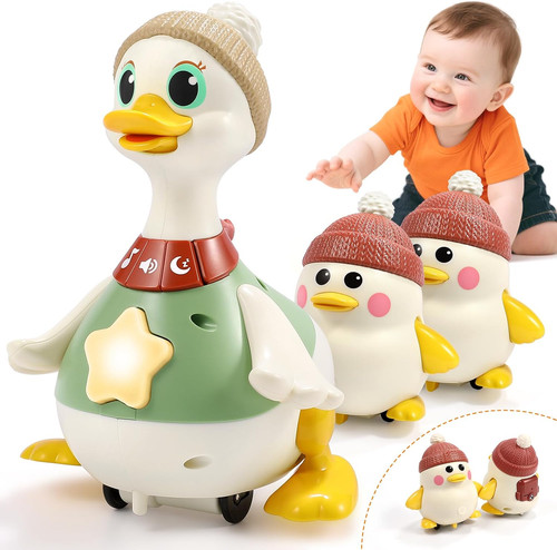 Musical crawling duck baby - duck,,