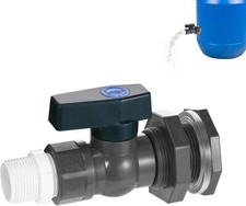 Shunfaji Robinet pour recuperateur d Eau de Pluie 3/4", Vanne pour tonneau