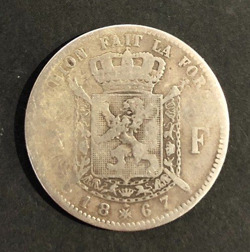 Pièce belgique 1867 en - belgique,