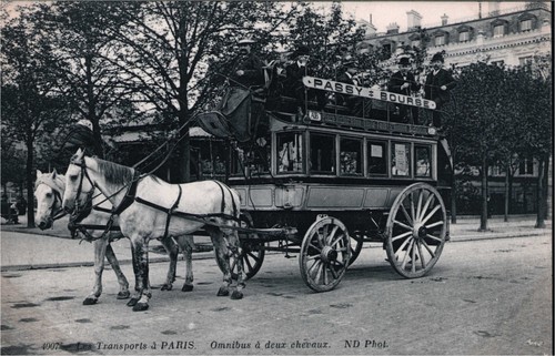 Cpa paris les transports - paris,