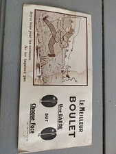 Buvard Caen Boulet 1 barre charbon combustible Normandie c1950 Allainguillaume